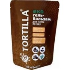 Средство для ручного мытья посуды TORTILLA Эко гель-бальзам (запаска) 0,5 л