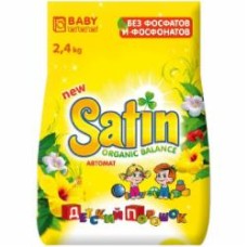 Стиральный порошок для машинной стирки Satin Organic Balance Baby 2,4 кг