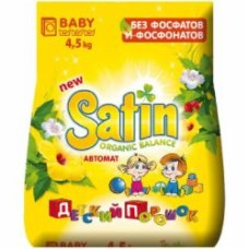 Стиральный порошок для машинной стирки Satin Organic Balance Baby 4,5 кг