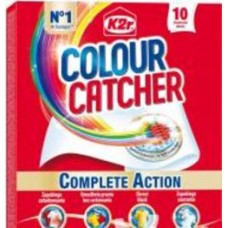 Салфетки для машинной и ручной стирки K2r COLOUR CATHER против закрашивания и выцветания одежды 10 шт.