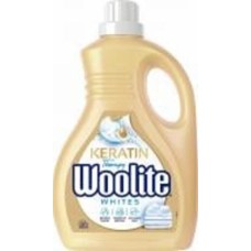 Гель для машинного та ручного прання Woolite для светлых и белых тканей с кератином 1,8 л
