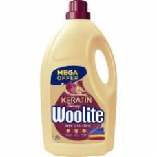 Гель для машинного та ручного прання Woolite для цветных тканей с кератином 4,5 л