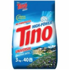 Стиральный порошок для машинной и ручной стирки Tino High-Power Mountain spring 3 кг
