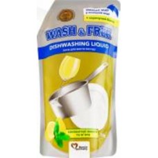 Средство для ручного мытья посуды Wash&Free лимон и мята 24 шт. 0,5 л