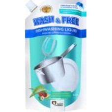 Средство для ручного мытья посуды Wash&Free экстакт алое вера и лесной земляники 24 шт. 0,5 л
