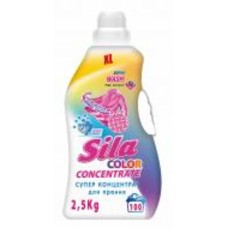 Средство для машинной и ручной стирки Sila Super Wash суперконцетрат для цветных вещей 2,5 кг