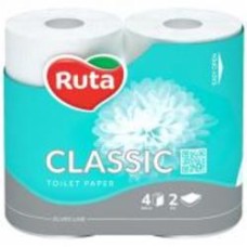 Туалетная бумага Ruta Classic двошаровий 4 шт.