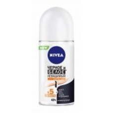 Дезодорант-антиперспирант Nivea Чорне та Біле Невидимий Extra 50 мл