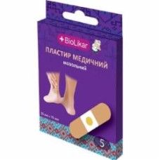Пластырь BioLikar медицинский мозольный 20x70 мм стерильные 5 шт.