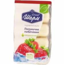 Мыло Шарм Клубничное свидание 350 г 5 шт./уп.