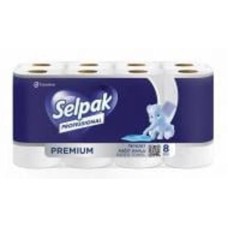 Бумажные полотенца Selpak Professional Premium трехслойная 8 шт.