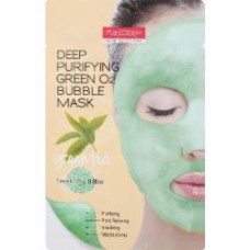 Маска-пенка Purederm Deep Purifying Green O2 Bubble Mask Green Tea 25 мл 1 шт.