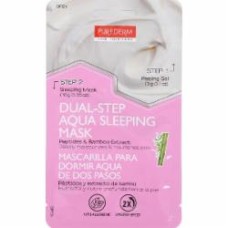 Маска Purederm Dual-step Aqua Sleeping Mask Peptides&Bamboo 13 мл 1 шт.