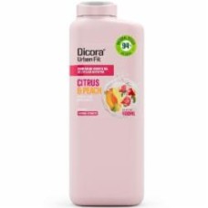 Гель для душа DICORA Urban Fit с витамином С Цитрус и персик 400 мл