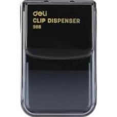 Скрепкодержатель 988Е черный Deli