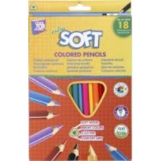 Карандаши цветные Extra Soft 18 шт. CF15144 Cool For School
