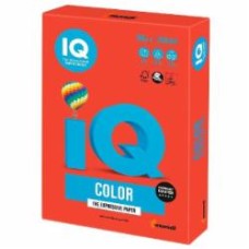 Бумага офисная цветная IQ A4 160 г/м кораллово-красный 250 листов