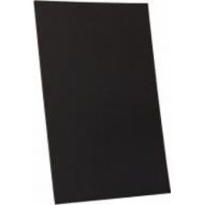 Холст на картоне хлопок черный 20x30 см 220 г/м² акрил , Rosa Studio
