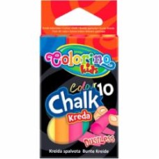 Мел цветной Jumbo 5 цветов 10 шт. Colorino