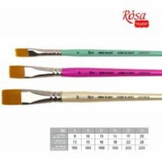 Кисточка синтетическая плоская для декору HOBBY & CRAFT, 6, к.р. ROSA TALENT