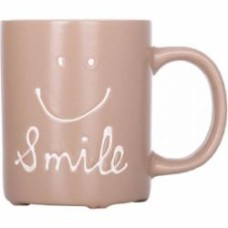 Чашка Limited Edition Smile коричневая 330 мл