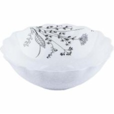 Салатник Vittora V-175BW черно-белое соцветие Wave 175 мм