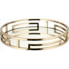 Поднос Inari Gold Mirror 38x6 см