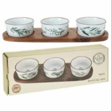 Менажница Koopman Leaves 4 предмети 210000920 Менажница Koopman Leaves 4 предмети 210000920