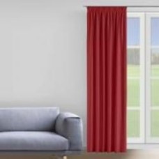 Штора VELOUR 150х275 красный Decora textile