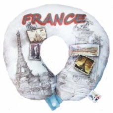 Подушка дорожная France Анна 33х33 см разноцветный