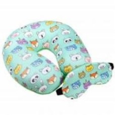 Подушка дорожная Животные 30x30 см зеленый Подушка дорожная Животные 30x30 см зеленый