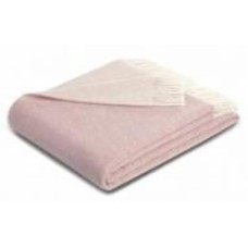 Плед Rose-Ecru 130x170 см светло-розовый Biederlack