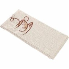 Дорожка Кофе 400-21/08 70x70 см белый с рисунком Эдельвика