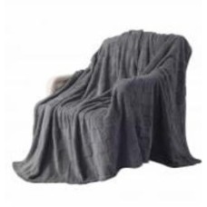 Плед Sherpa Jaсquard Rombo 160x200 см синий La Nuit