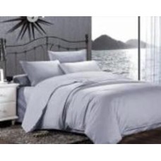 Комплект постельного белья семейный серо-лиловый Homeline Комплект постельного белья семейный серо-лиловый Homeline