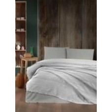 Комплект постельного белья Exclusive Pique Grey 2 серый La Nuit