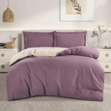 Комплект постельного белья Cotton Brushed семейный шоколадный La Nuit