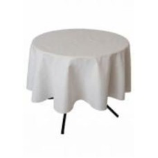 Скатерть Скатерть круглая Жемчужина White d136 136x136 см Прованс