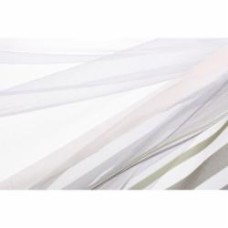 Ткань тюлевая полоски на сетке, зеленая 300 см зеленый