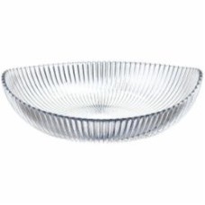 Салатник Arda Cam Aria 20 см прозрачный темно-серый овал Салатник Arda Cam Aria 20 см прозрачный темно-серый овал