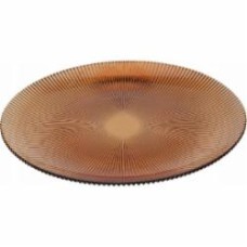 Блюдо Koopman CRIMP AMBER Ø 32