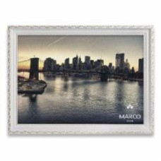 Рамка для фотографии со стеклом MARCO decor 2415 1 фото 30х40 см белый с золотистым