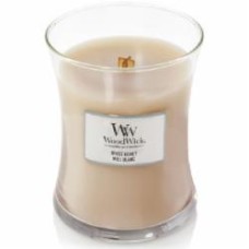 Свеча ароматическая Woodwick Medium White Honey 275 г