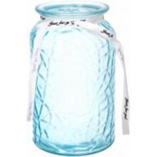 Ваза стеклянная CRYSTAL Crystal Alison 18 см 18 см голубая 83210414-5/3_YBCG210414-5
