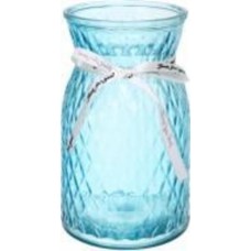 Ваза стеклянная CRYSTAL Crystal Sandy 18 см 18 см голубая 83210414-38/3_YBG210414-3