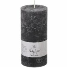 Свеча парафиновая цилиндр черная С06*10/1-7.7 Candy Light