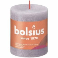 Свеча Рустик столбик SHINE 80/68 лаванда Bolsius