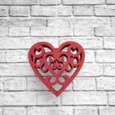 Декоративная подвеска ТМ PPM Сердце 270x270x50 мм