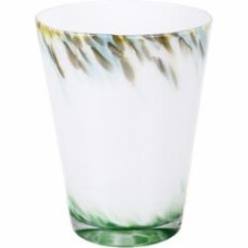 Ваза Wrzesniak Glassworks Confetti 24 см салатовый с темно-зеленым