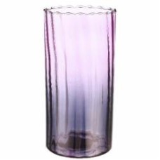 Ваза стеклянная HOFF Giardino 15x20 см 4333 20 см лиловый 4333